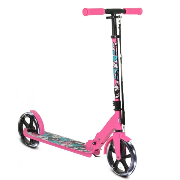 Πατίνι Scooter Αναδιπλούμενο Byox Monster Pink 3801005300075