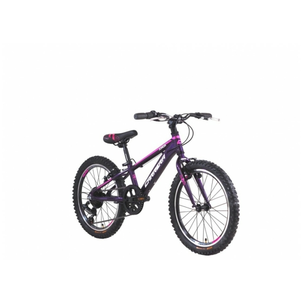 Ποδήλατο Παιδικό Carrera Junior 20" Μωβ-Ροζ Αλουμινίου 2026 (Δώρο φωτάκια- κουδούνι)