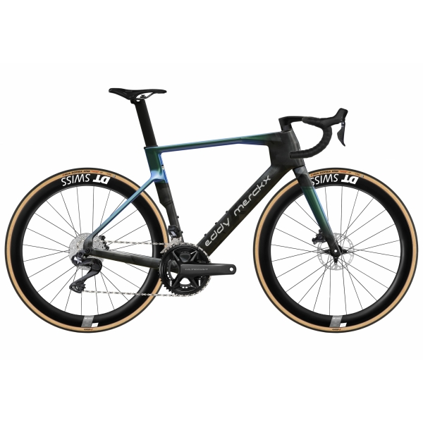 Ποδήλατο Δρόμου Eddy Merckx 525R | UD Carbon/Mystic Peacock/Silver Metallic